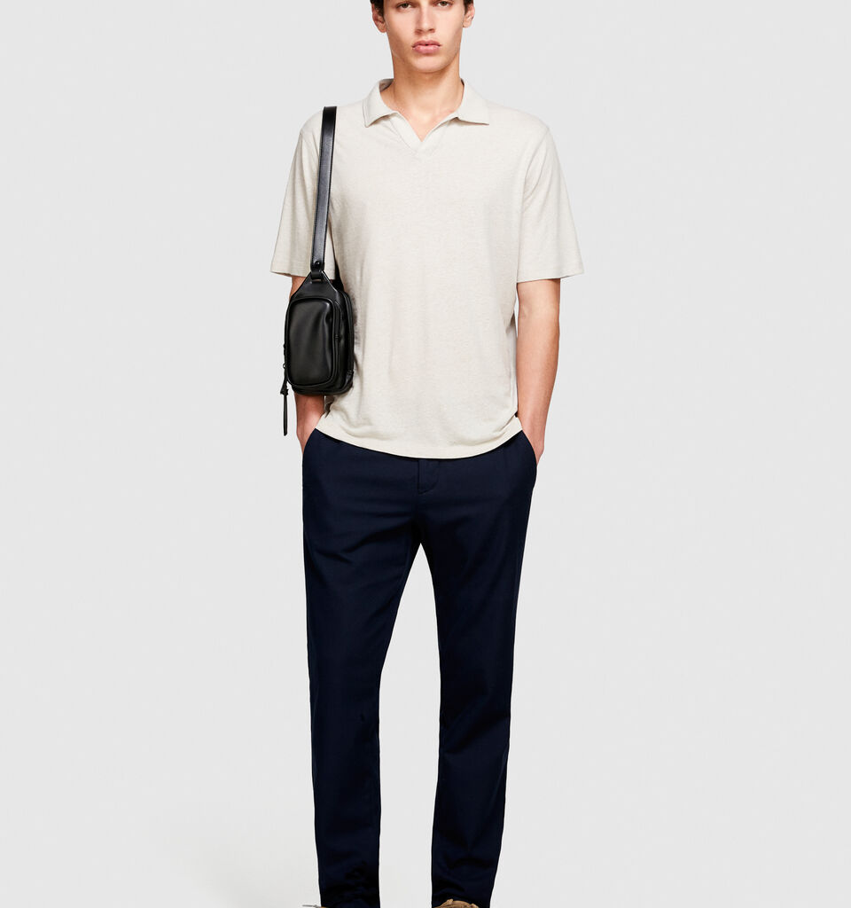 Regular fit polo - men's polos - Beige | Sisley image number 1